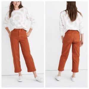 Madewell wide leg crop